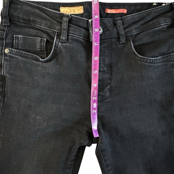 Anthropologie Pilcro The Demilune Boot Cut
Jeans Black Stretch Denim 26 980 - Picture 7 of 16